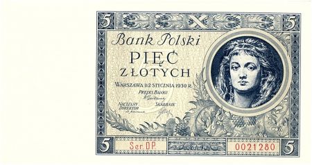 Pologne 5 Zlotych  Jan Albrecht Jagellonzyk - 1930