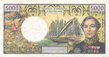 Polynésie Fr. 5000 Francs - Territoires français du Pacifique  - Bougainville - 2010-2012