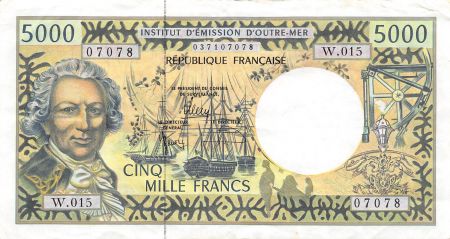 Polynésie Fr. 5000 Francs - Territoires français du Pacifique  - Bougainville - 2010-2012