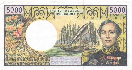 Polynésie Fr. 5000 Francs - Territoires français du Pacifique  - Bougainville - 2010-2012