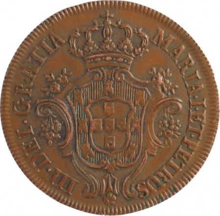 Portugal 10 Reis - 1777 - Maria I et Petrus III