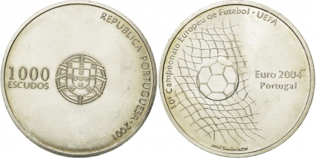 Portugal 1000 Escudos - Euro 2004