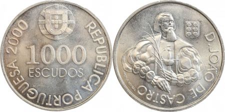 Portugal 1000 Escudos - João de Castro - 2000