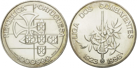 Portugal 1000 Escudos - Ligue des combattants - 1998