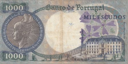 Portugal 1000 Escudos - Reine Maria II  - 19-05-1967 - Série GGQ