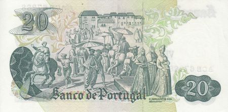 Portugal 20 Escudos - Garcia de Orta - 27-07-1971 - Série ACB