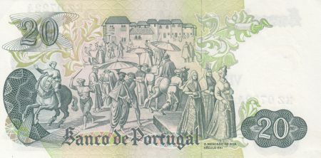 Portugal 20 Escudos - Garcia de Orta - 27-07-1971 - Série KZ