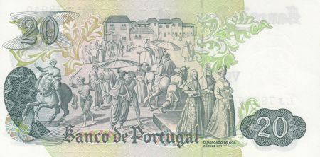 Portugal 20 Escudos - Garcia de Orta - 27-07-1971 - Série LJ