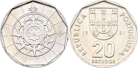 Portugal 20 Escudos - République Portugaise - 1987