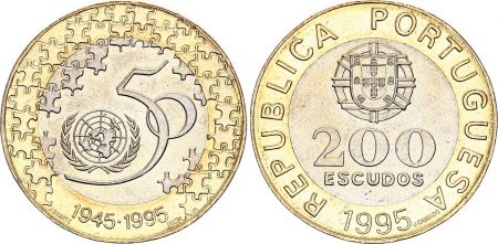 Portugal 200 escudos - 1995 - 50º Anniversaire de l\'ONU