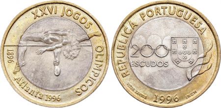 Portugal 200 Escudos - Jeux Olympiques d\'Atlanta - 1996