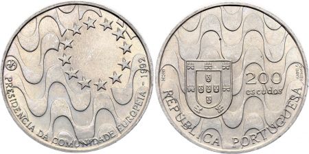 Portugal 200 Escudos - Présidence de l\'union européenne - 1992