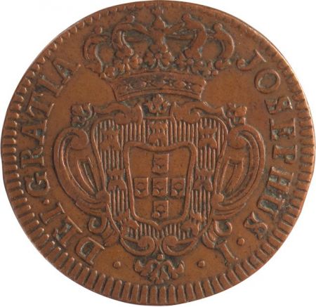 Portugal 5 Reis - 1776 -Joseph I - Armoiries