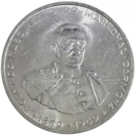 Portugal 50 Escudos - 1969 - Oscar Carmona - Armoiries