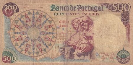 Portugal 500 Escudos - D. Joao II - 25-01-1966 - Série CQP