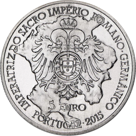 Portugal Isabelle de Portugal - 5 euros UNC 2015