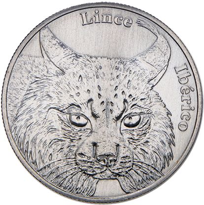 Portugal Le Lynx ibérique - 5 euros UNC 2016