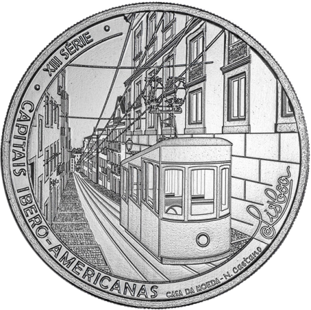 Portugal Lisbonne - Capitales Ibéro-américaines - 7,5 euros argent UNC 2024