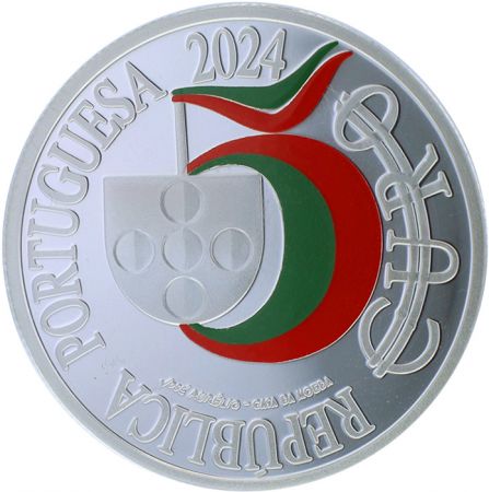 Portugal Luis de Camoes - 5 EUROS BE 2024