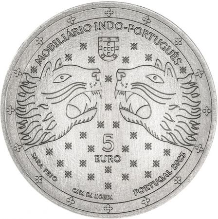 Portugal Mobilier indo-portugais - 5 EUROS 2023