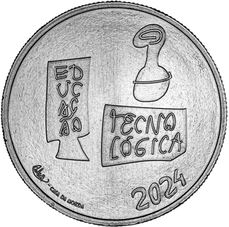 Portugal O Conhecimento (les connaissances) - 5 EUROS 2024