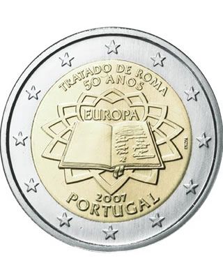 Portugal Traité de Rome - 2007 - 2 Euros Commémo