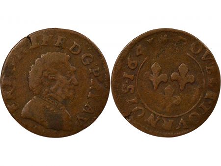 Principauté d\'Orange Frédéric Henri - Double Tournois - 1641