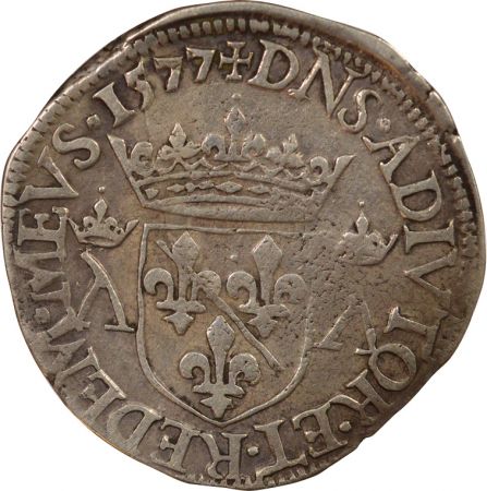 Principauté de Dombes Louis II de Bourbon Montpensier - Teston Argent - 1577 Trévoux