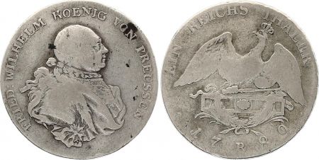 Prusse 1 Thaler Friedrich II - Armoiries - 1789