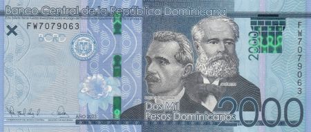 République dominicaine 2000 Pesos - Héros de la nation - 2023 (2024) - Série FW