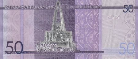 République dominicaine 50 Pesos Oro - Basilique et Cathédrale - 2023 (2024) - Série SH