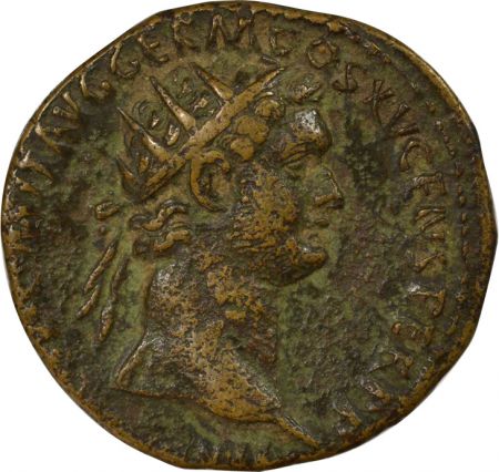 Rome Empire Domitien - Dupondius Fortuna - 90 Rome