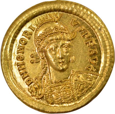 Rome Empire Honorius - Solidus Or - 397 / 402 Constantinople