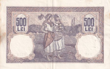 Roumanie 500 Lei - Femmes - Enfants - 1918 - Série S.129 - TTB - P.22