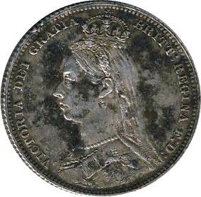 Royaume-Uni 1 Shilling Victoria - Armoiries