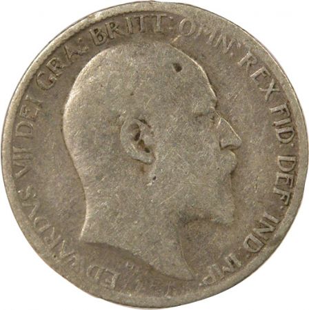 Royaume-Uni Edouard VII - 6 Pence Argent - 1903