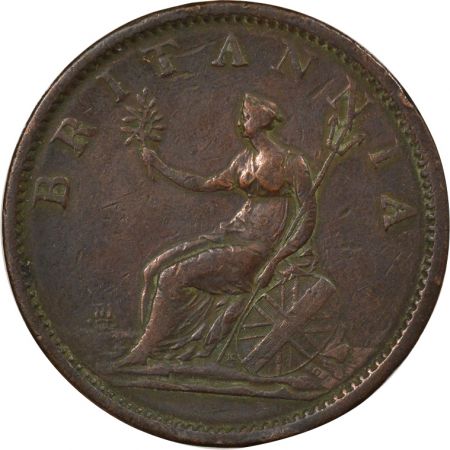 Royaume-Uni Royaume-Uni, George III - Penny, 2e Effigie - 1807 Soho