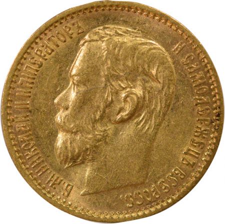 Russie Nicolas II - 5 Roubles Or - 1898 St Pétersbourg 