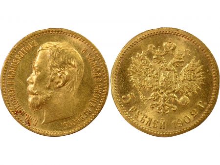 Russie Nicolas II - 5 Roubles Or - 1902 St Pétersbourg