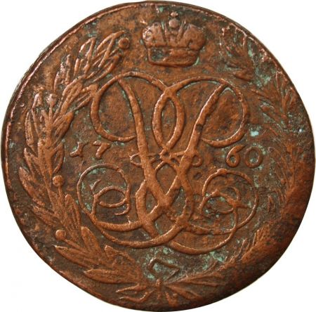 Russie RUSSIE  ELISABETH Ire - 5 KOPECKS 1760