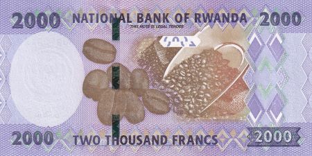 Rwanda 2000 Francs Vue de Kibuye - Lac Kivu - 2024