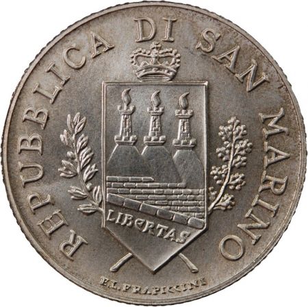 SAINT-MARIN  BARTOLOMEO BORGHESE - 5 EUROS ARGENT 2004