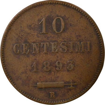 Saint-Marin 10 Centesimi - 1893 R Rome