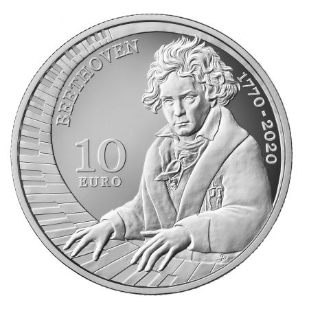 Saint-Marin 250 ans de Ludwig Van Beethoven - 10 Euros Argent 2020