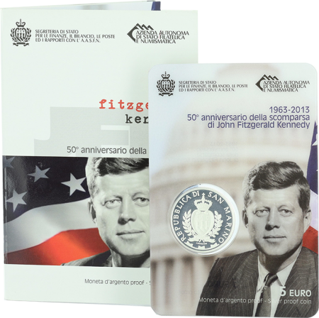 Saint-Marin 5 Euros John Fitzgerald Kennedy - 2013