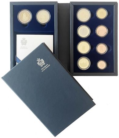 Saint-Marin Coffret BE Euro 2024 dont 2 X 2  Commémo