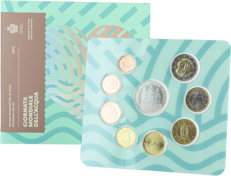 Saint-Marin Coffret Euro 2017 - Journée Mondiale de l\'Eau