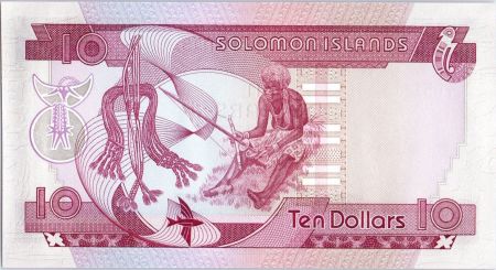 Salomon (îles) 10 Dollars  Elizabeth II - Tisserand - 1977