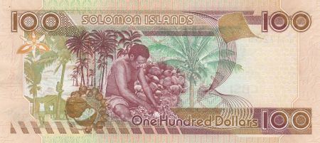 Salomon (îles) 100 Dollars - Armoiries - Noix de coco - 2006 - P.30a