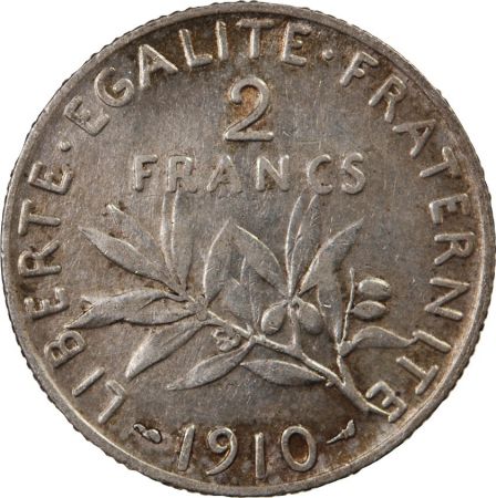 SEMEUSE - 2 FRANCS ARGENT 1910